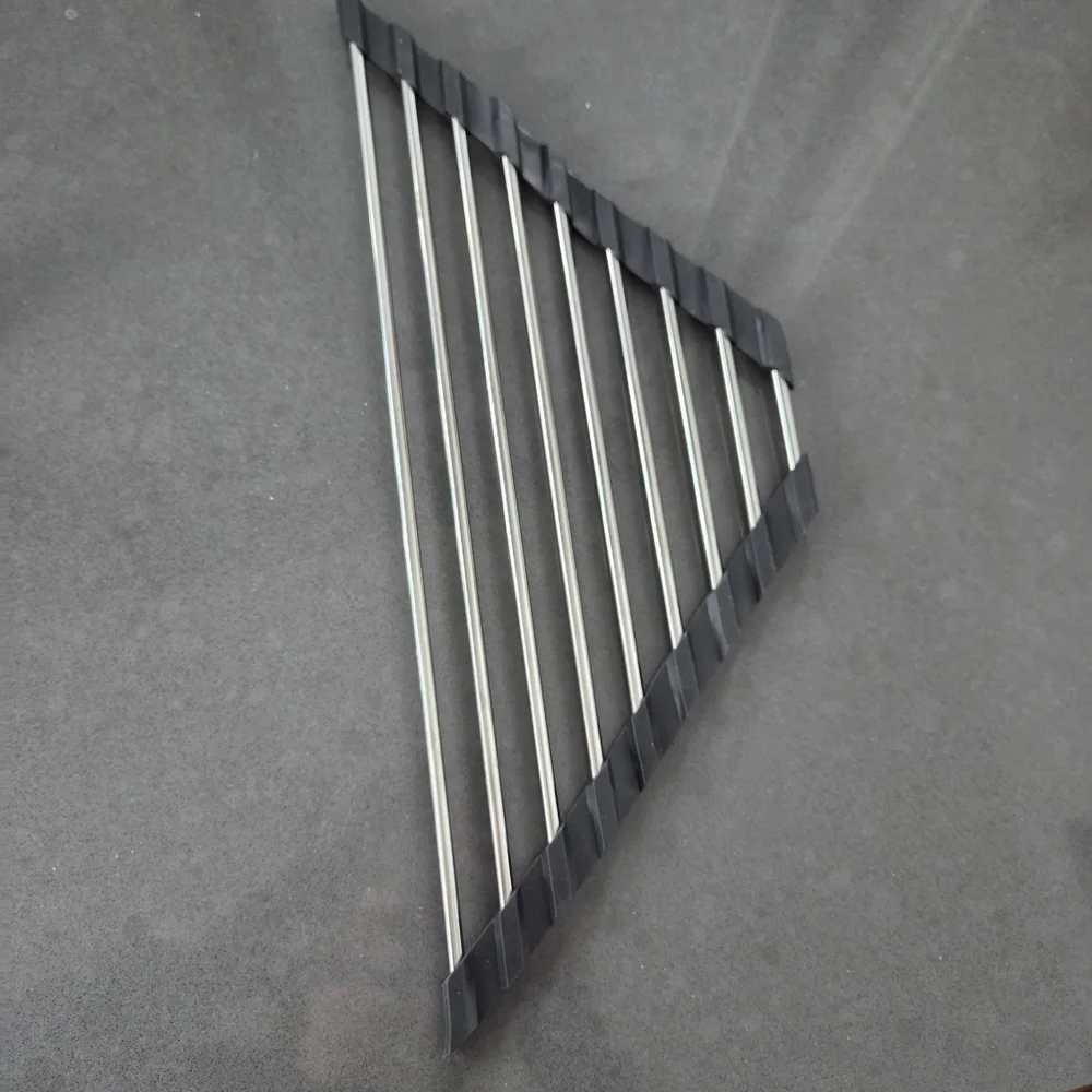 Foldable Black Dish Drying Rack - Picture 2 of 2
